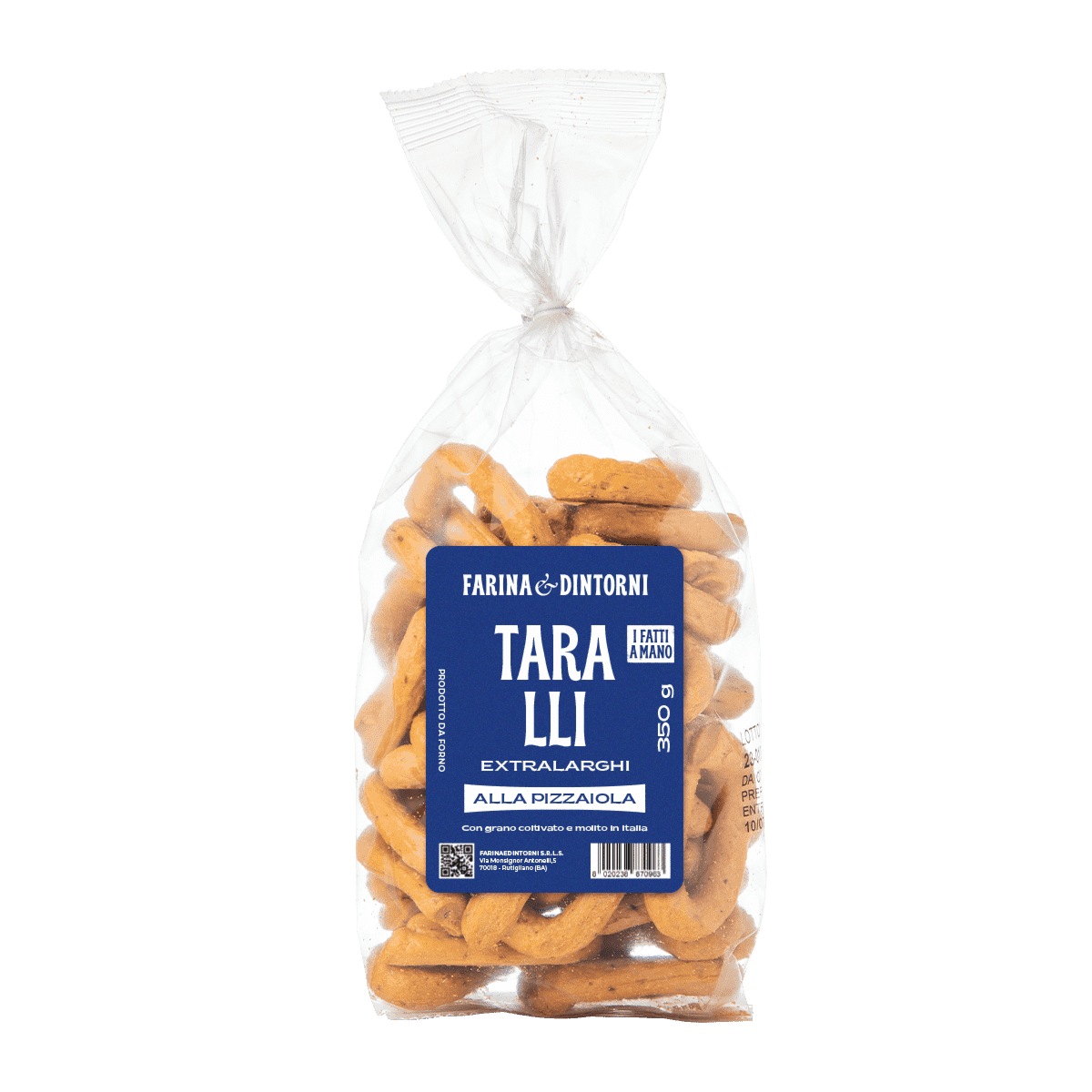 Taralli extralarghi alla pizzaiola 350g