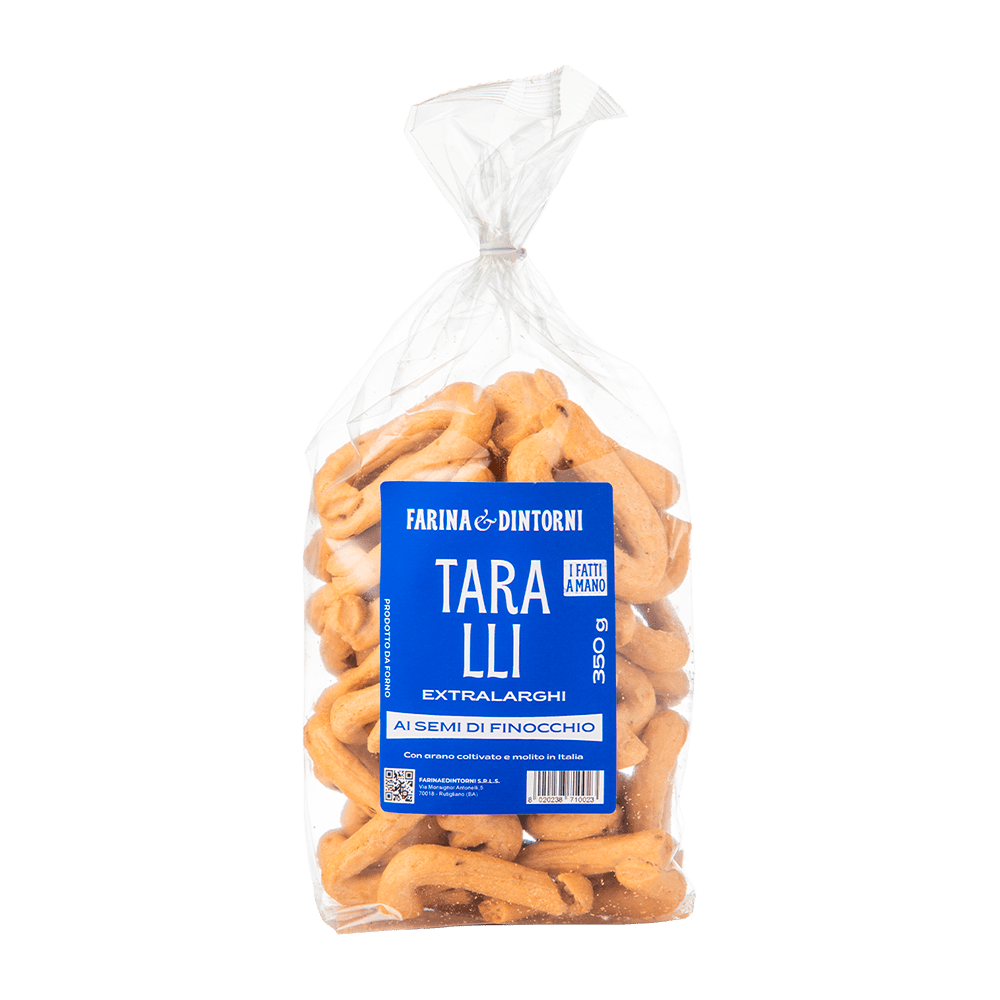 Taralli extralarghi ai semi di finocchio 350g