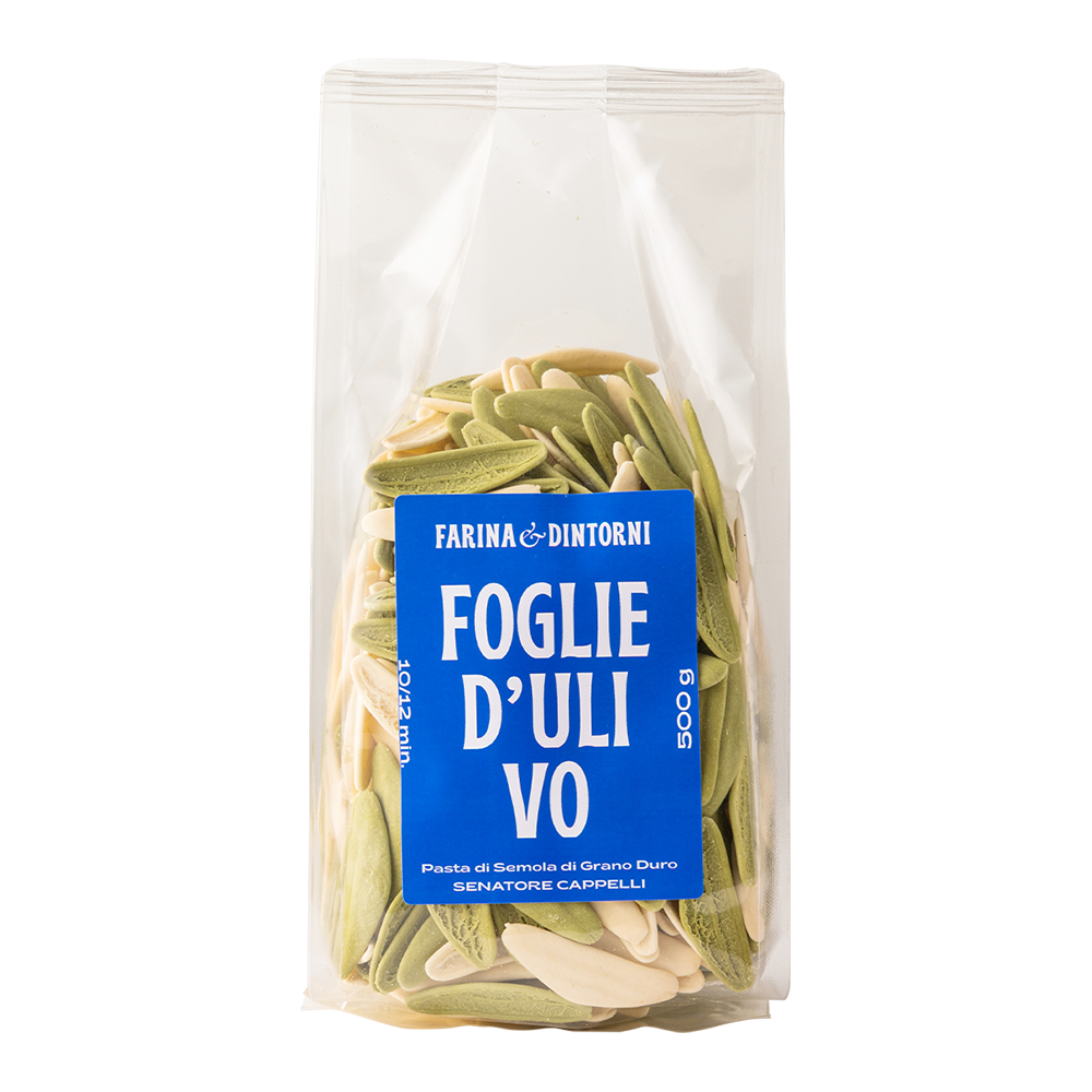 Foglie d’ulivo pasta di semola di grano duro Senatore Cappelli bio