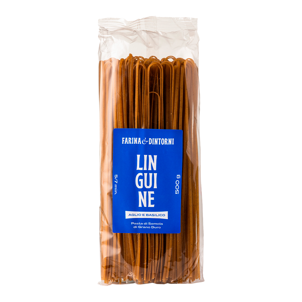 Linguine aglio e basilico 500g