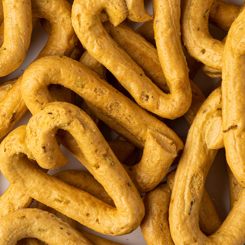 Taralli extralarghi con patata e rosmarino 350g