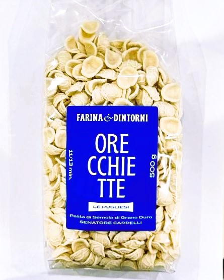 Orecchiette pugliesi di semola Senatore Cappelli