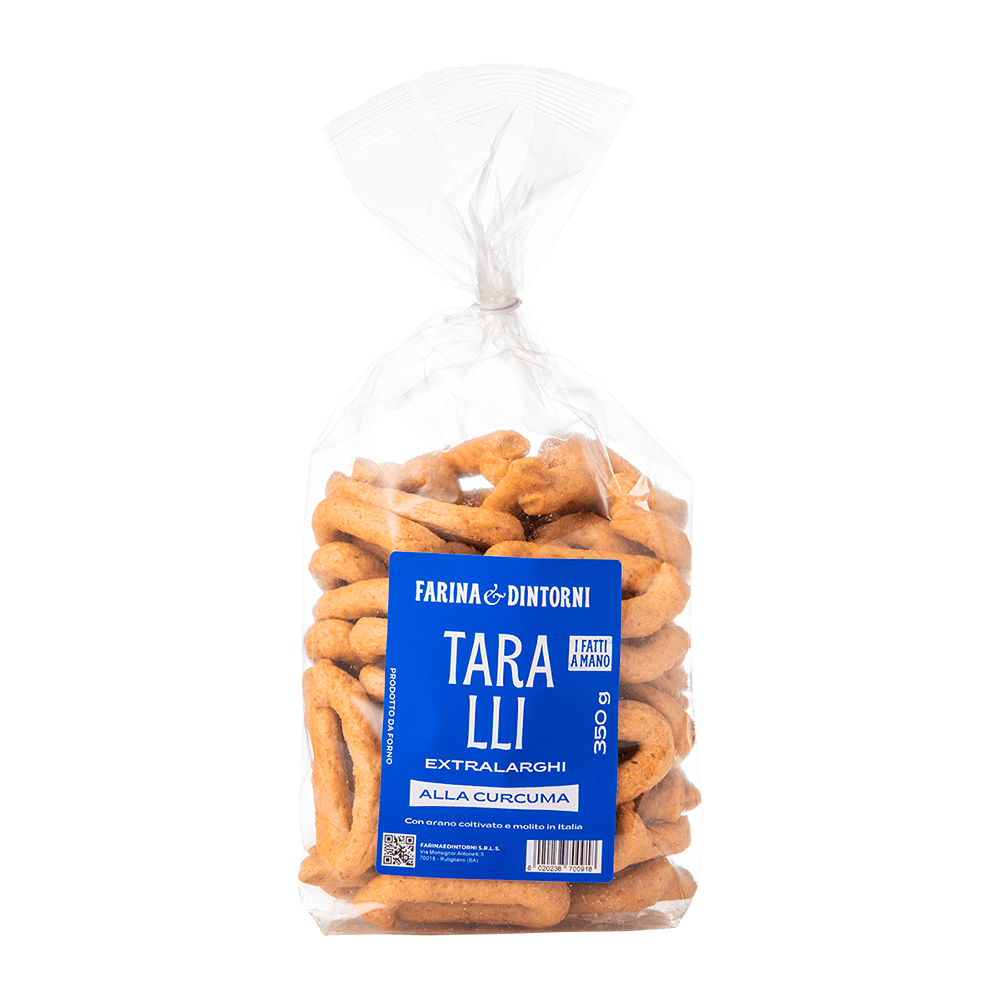 Extra large taralli with turmeric 350g