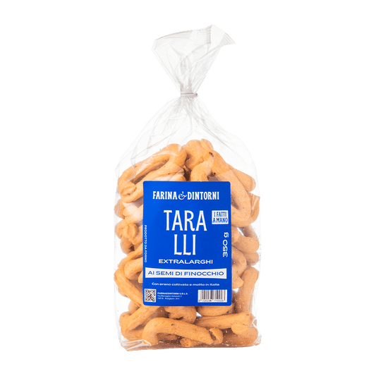 Taralli extralarghi ai semi di finocchio 350g
