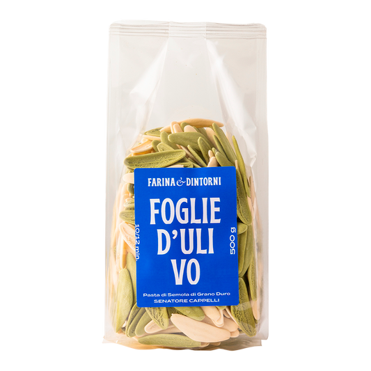 Foglie d’ulivo pasta di semola di grano duro Senatore Cappelli bio
